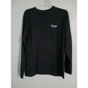 Vans Mens Long Sleeve Classic Fit T-shirt Size Medium Black